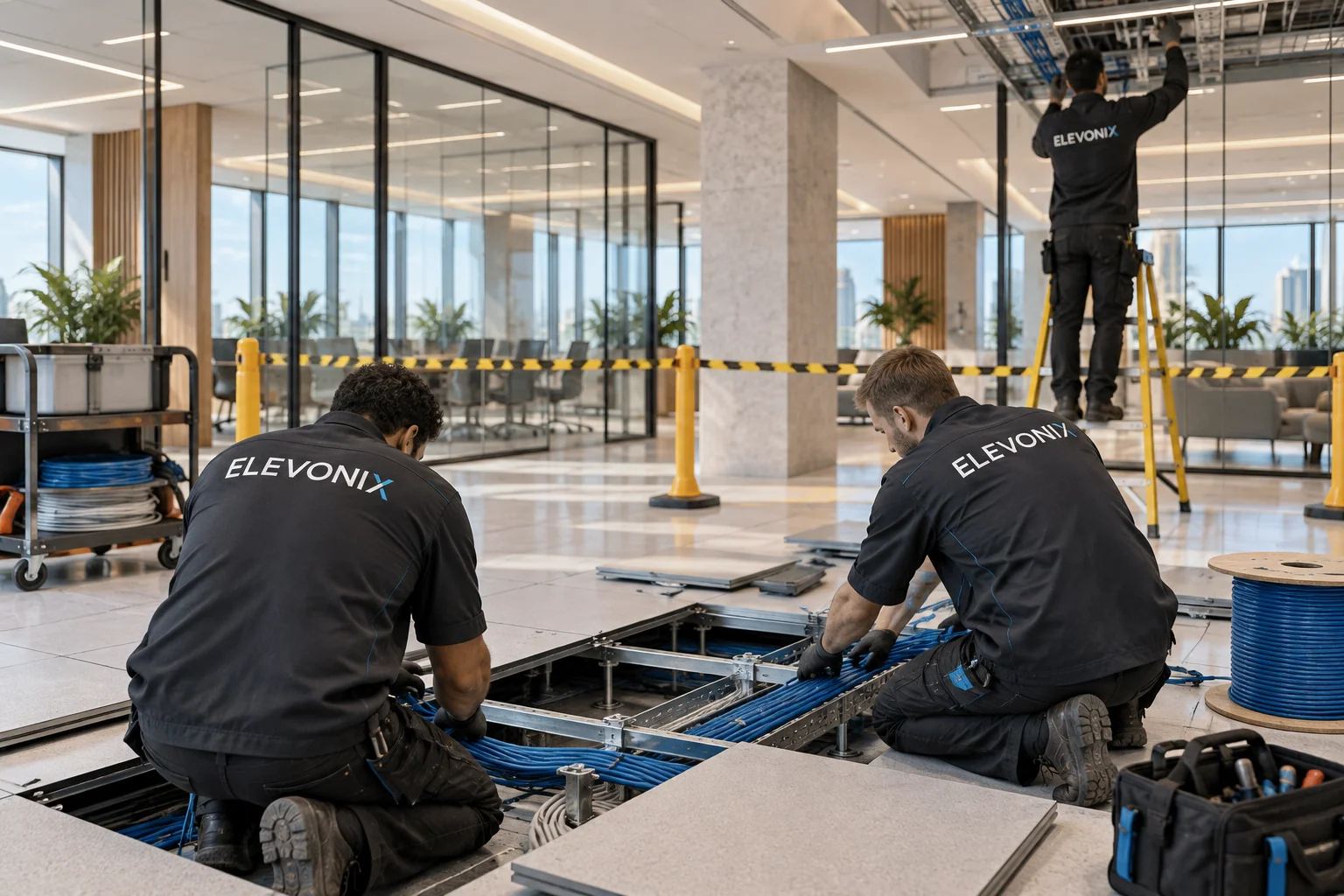 Ενδεικτική απεικόνιση AI τεχνικών Elevonix — Γραφείο Ευρωπαϊκής Επιτροπής