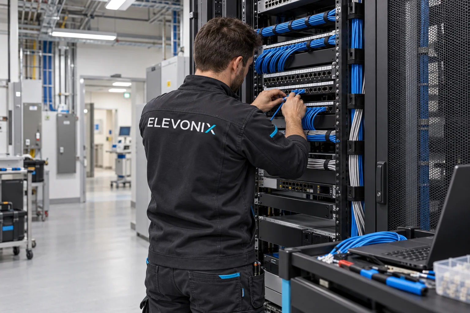 Ενδεικτική απεικόνιση AI τεχνικών εργασιών — Νοσοκομείο Ευαγγελισμός